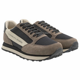 Armani Exchange Men’s Suede Sneakers BLACK+IRON